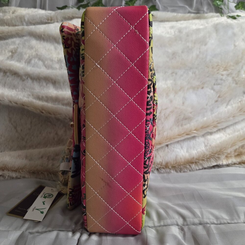 NWT - Caleesa Graffiti Print Shoulder Bag - Picture 5 of 14